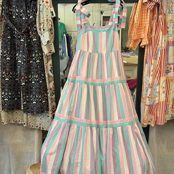 Striped Pastel Sundress - Picture 5 of 5